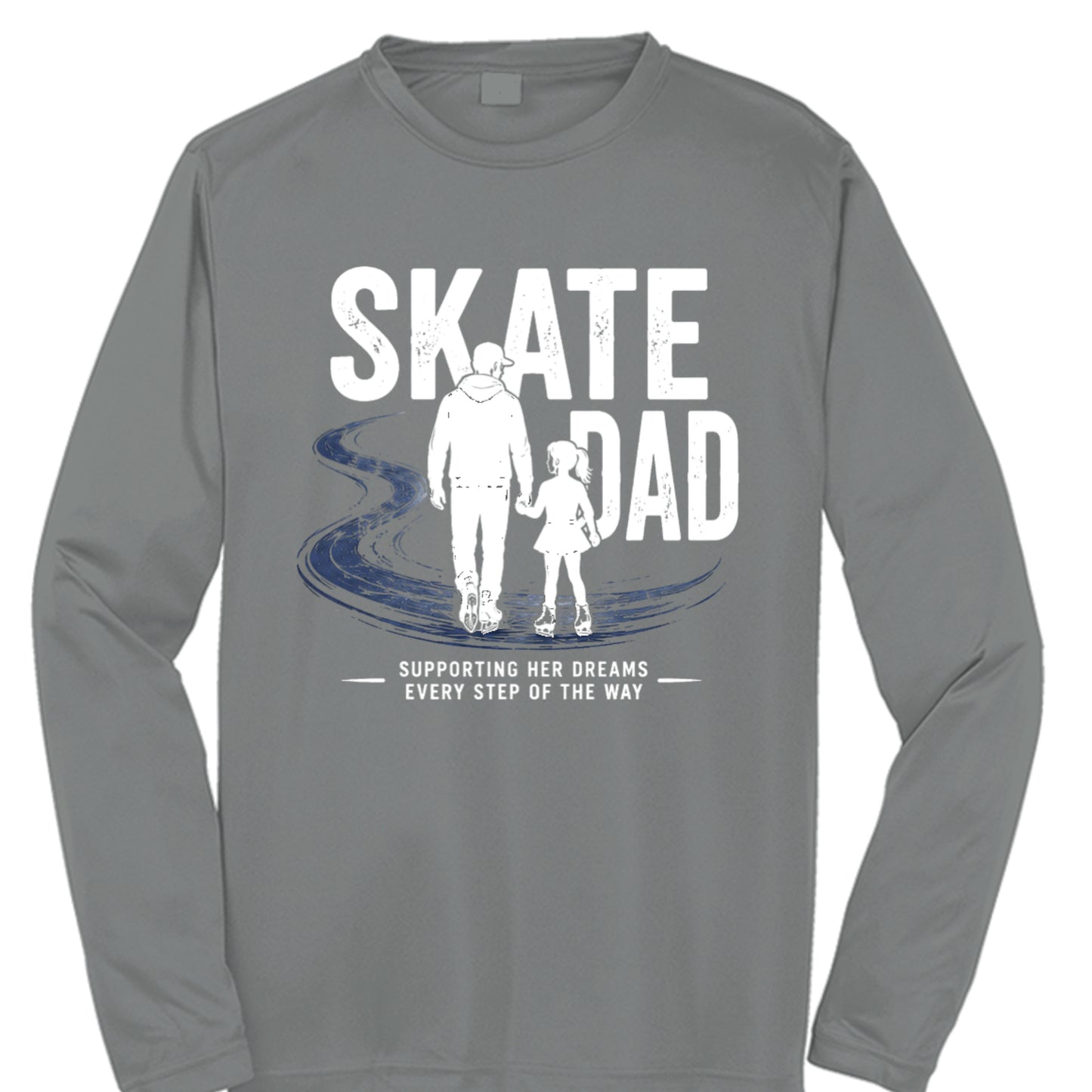 Iron Grey Heather - ST350LS - FRONT