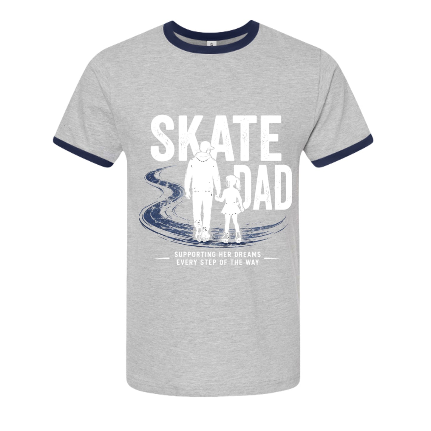 Heather Grey/ Navy - 246 - FRONT