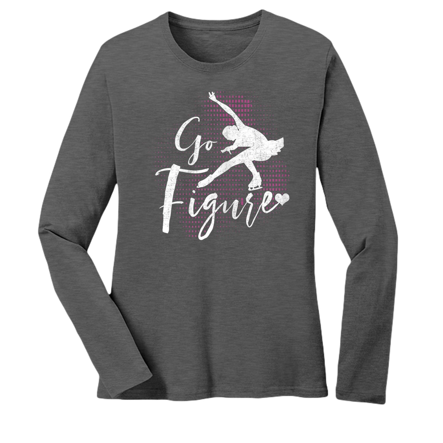 Dark Heather Grey - LPC54LS - FRONT
