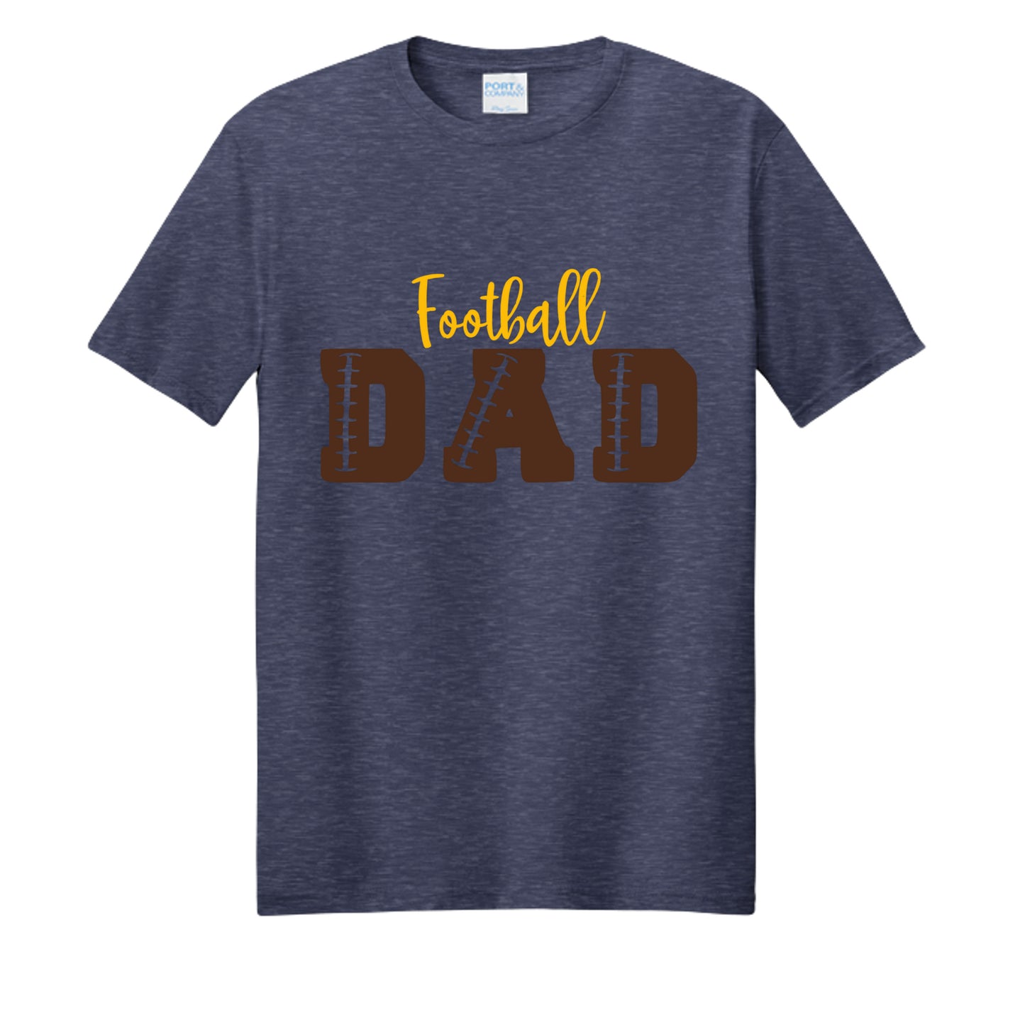 Team Navy Heather - PC455 - FRONT